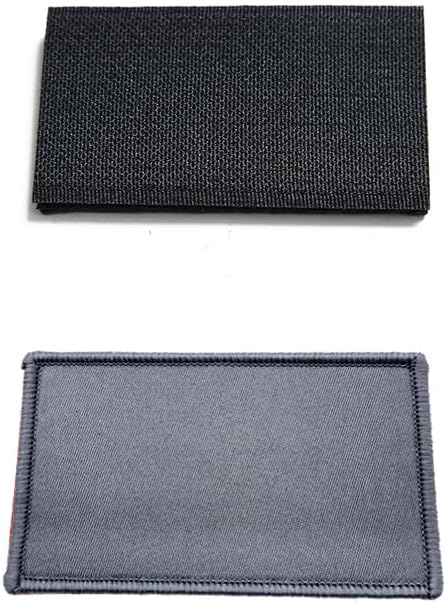 stidsds 2 Pack Plain Grey Flag Patch Solid Grey Flags Embroidered