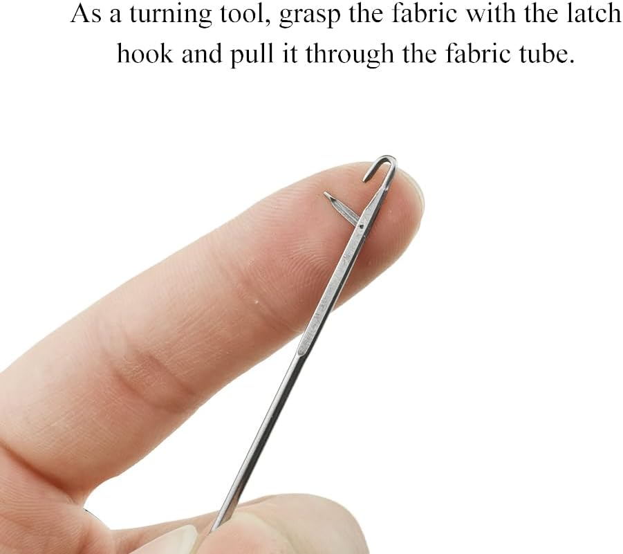 HAHIYO 3Pcs 10.5inches Stainless Steel Drawstring Threader Sewing Loop