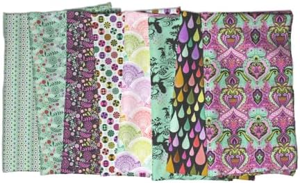 Prince Charming Déjà Vu Fat Quarter Bundle (8 Pieces) by Tula Pink for