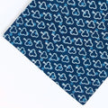 Hand Block Printed Cotton Fabric by The Yard- 1 Yard Indigo Blue