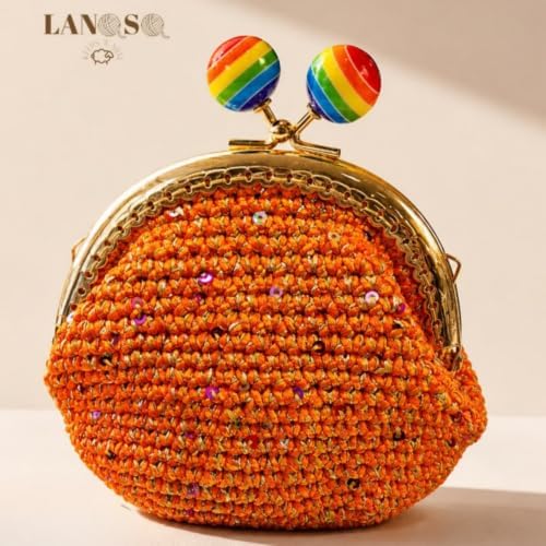 Parla Metallic Sequin Glitter Yarn – 25g (217m) Super Fine Fingering