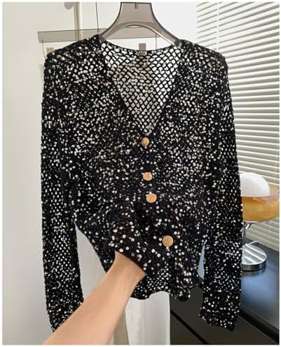 2 Balls Sequin Sparkle Cotton Yarn, Metallic Lurex Sequin Thread