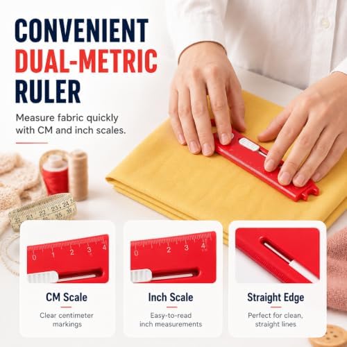 4-in-1 Sewing Threader Tool with Seam Ripper and Magnifying Glass