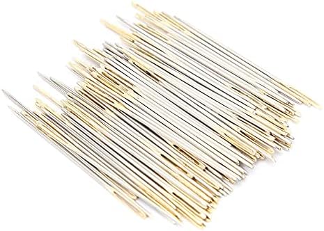 Pssopp 100Pcs Large Eye Hand Sewing Needles, Cross Stitch Needles with