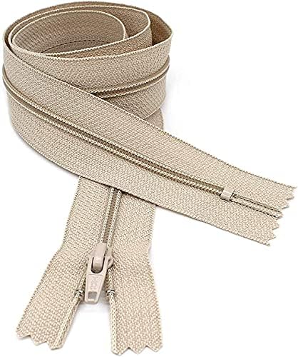 #4.5 Beige Closed Bottom Slipcover & Upholstery YKK Zipper - Color