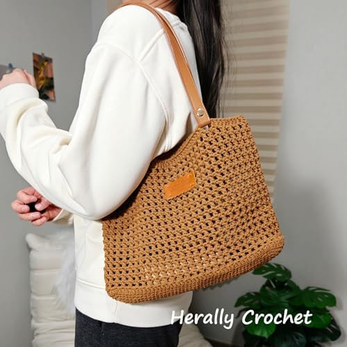Herally Crochet Kit DIY Bag for Beginners - Crochet Tote Bag