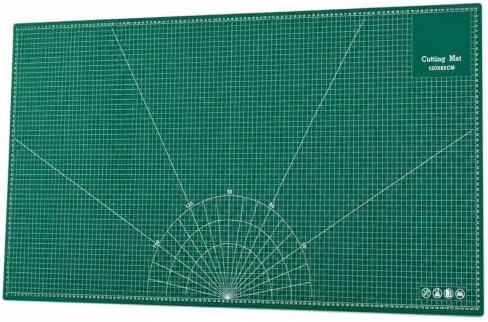 Self Healing Cutting Mat 48" x 24", Double Sided Grid,Green