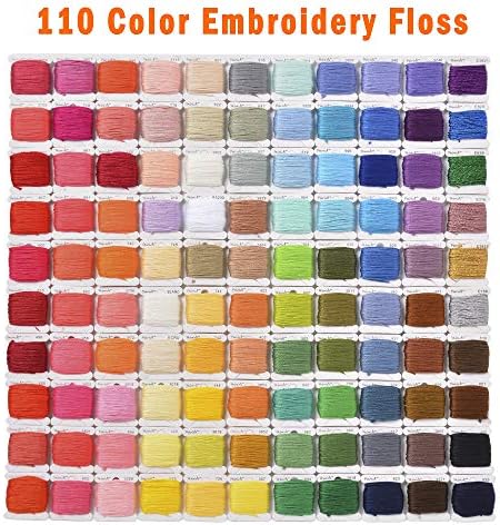 Peirich Embroidery Floss Kit with Pre-Wound Bobbins, Friendship