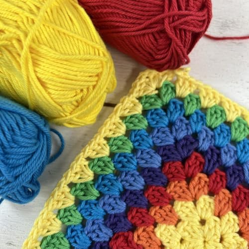 Threadart Natural Cotton Crochet Yarn - 6 Pack 50g Worsted #4