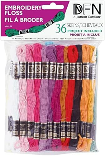 Cotton Embroidery Floss Pack 8.7yd 36/Pkg-Pastel Colors
