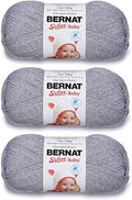 Bernat Softee Baby Yarn Solids (3-Pack) Flannel 166030-30044