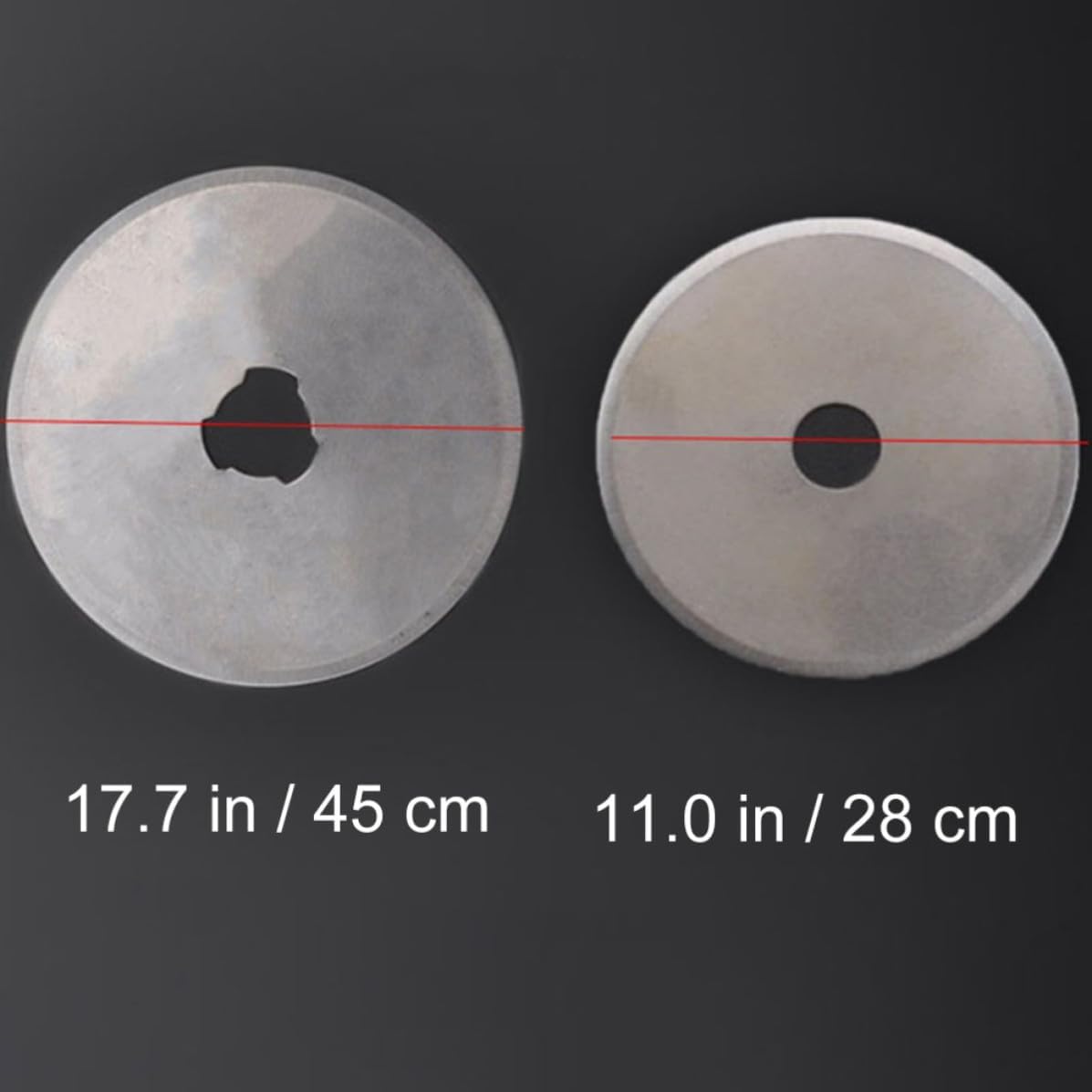 6pcs Rotary Cutter Blades Replacement Set for Sewing Fabric