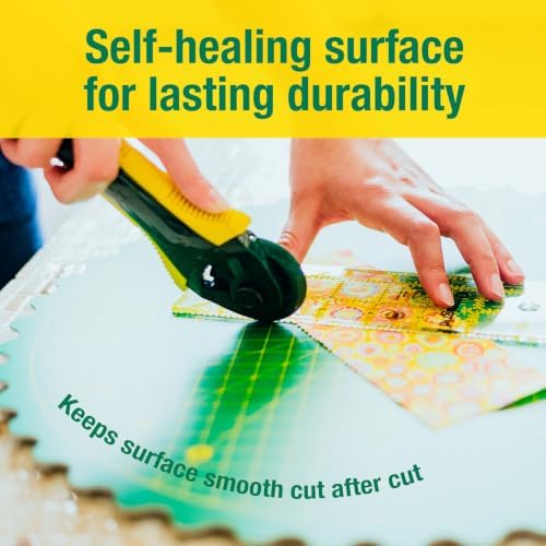 Omnigrid 360 Rotating Self-Healing Cutting Mat, 14 Inch