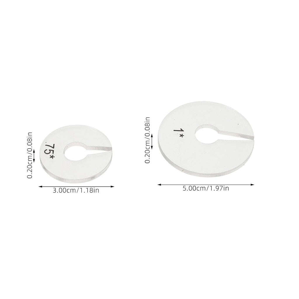 2pcs Acrylic Sewing Patchwork Ruler for Quilting Beginners