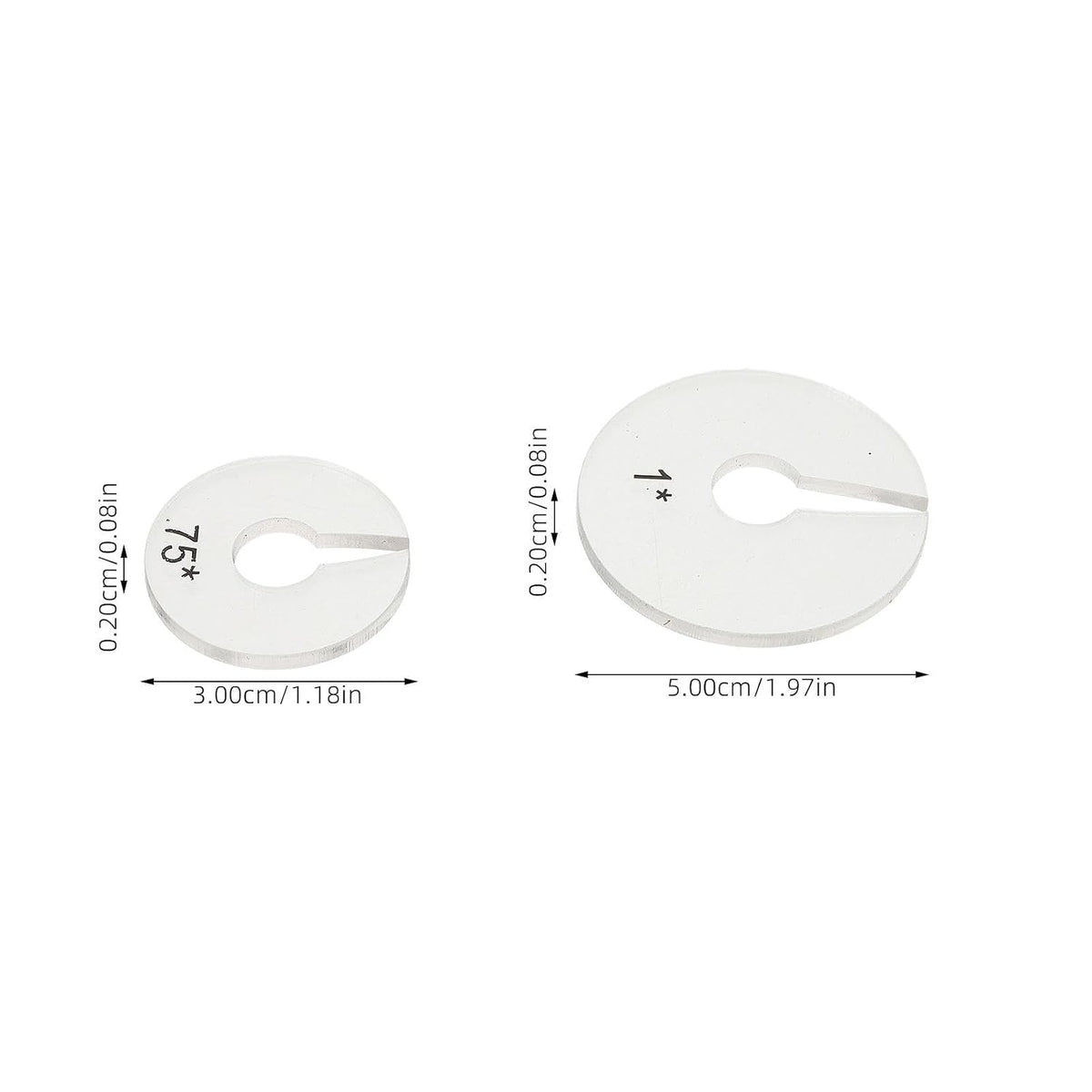 2pcs Acrylic Sewing Patchwork Ruler for Quilting Beginners