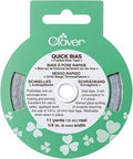 Clover Quick Bias Fusible Bias Tape.25" X11yd - Silver