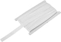 MECCANIXITY Double Fold Bias Tape 5/8" x 12yds Satin Tape White