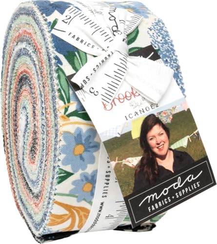 Moda - Brookside Jelly Roll by 1 Canoe 2 40 pcs