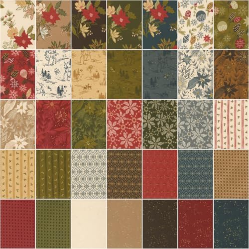 Stephanie Sliwinski Old World Yuletide Jelly Roll 40 2.5-inch Strips