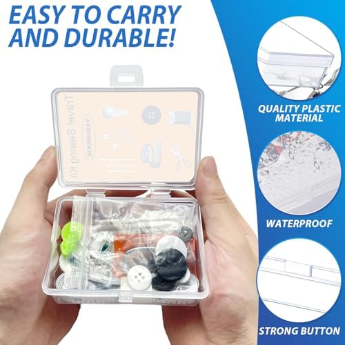 8 Pack Mini Travel Sewing Kits Bulk Small Emergency Sewing Kits