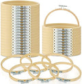 Weysat 36 Pcs 5 Inch Embroidery Hoops Bamboo Cross Stitch Round Rings