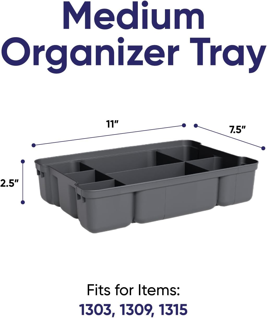Superio Storage Container Organizing Tray for Superio Bin or Drawer