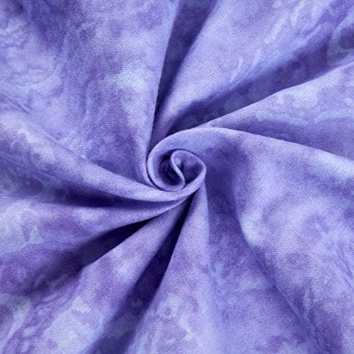 Comfy Flannel Tone on Tone Lilac, Fabric by the Yard