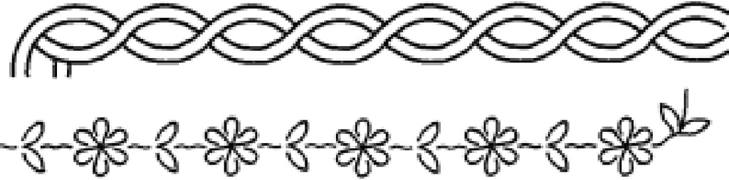 Quilting Stencils for Machine and Hand Quilting - 2 Quilting Stencils