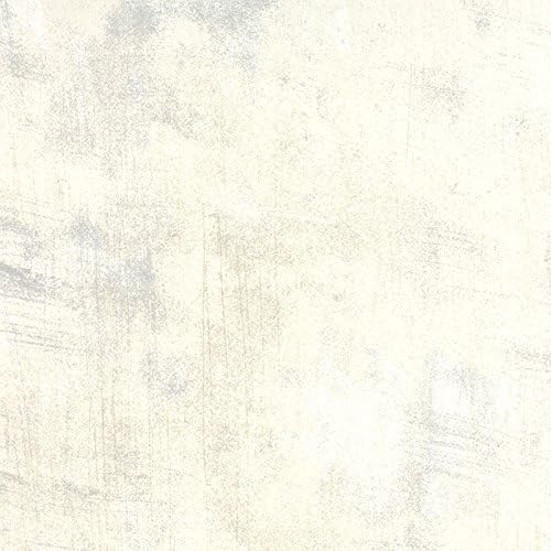 Moda Basic Grey Grunge Creme 108" Wide Quilt Backing Fabric by The