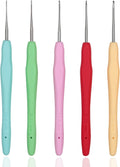 Small Sizes Crochet Hooks 5 pcs Lace Crochet Needles (0.5mm - 1.5mm)