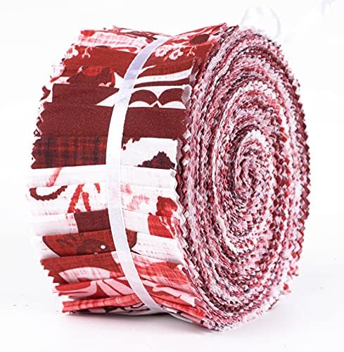 Soimoi Jelly Roll Fabrics for Quilting 40 Strip 2.5" Inches Cotton