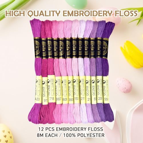 Rainbow Color Embroidery Floss - Cross Stitch Threads - Friendship