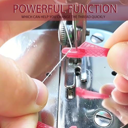Bepisof 10 Pack Mini Pink Fish Type Needle Threader