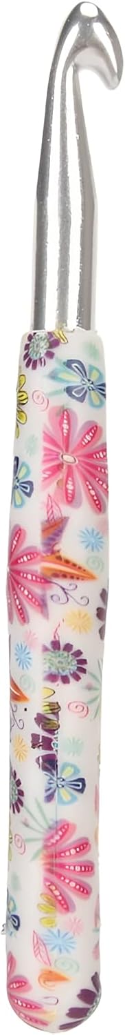 ACNTENY 10mm Crochet Hook, Ergonomic Handle, Aluminum, Multicolor