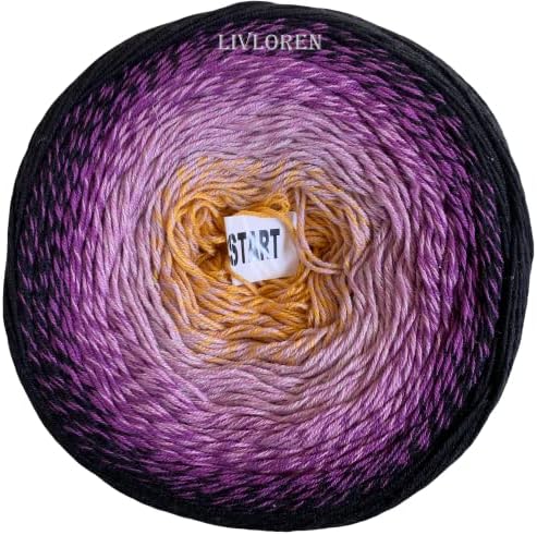 Yarn Art Flowers Yarn 55% Cotton 45% Acrylic 250gr 1094yds Multicolor