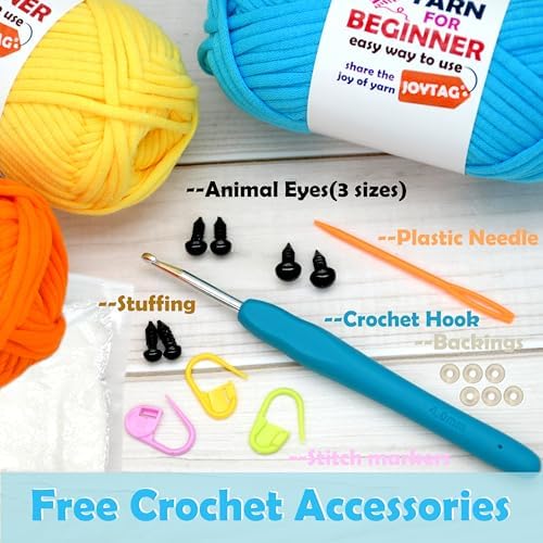15 Pack Beginners Crochet Yarn Cotton Crochet Yarn for Crocheting