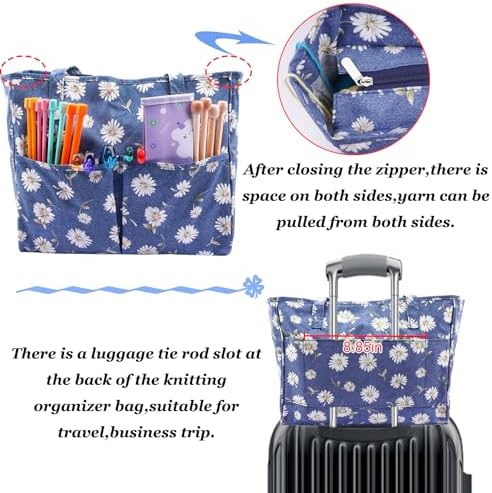 Crochet Bag Organizer Yarn Storage Organizer