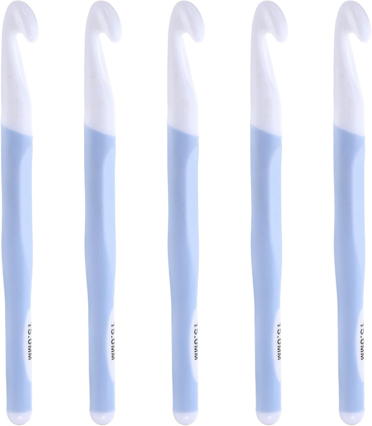 Winter Season 5Pcs Ergonomic Crochet Hooks for Chunky Yarn DIY Crafts