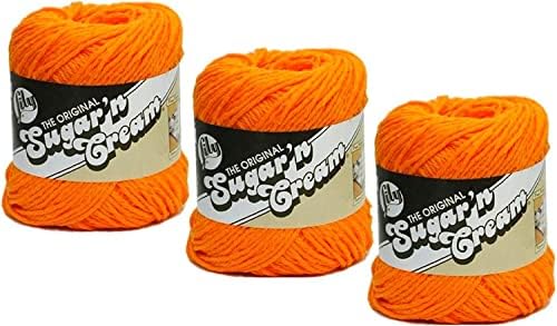 Bulk Buy: Lily Sugar 'n Cream Solids 100% Cotton Yarn (3-Pack)