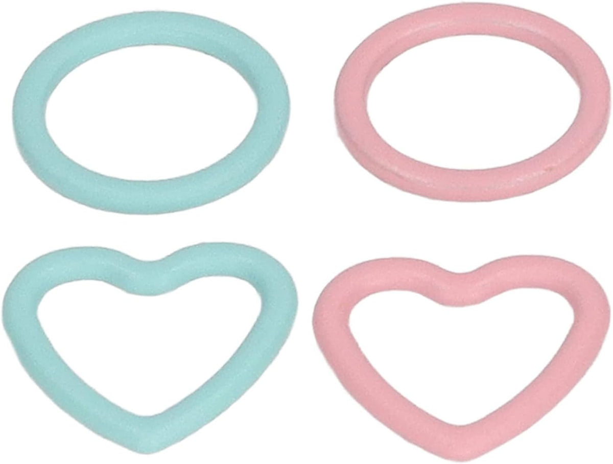 Knitting Stitch Markers 32pcs Metal Crochet Marker Rings with Round