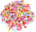 1000 PCS Assorted Mixed Color Buttons, 2 and 4 Holes Round Craft