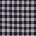 Yarn Dyed Flannel Small Buffalo Check Grey, Fabric by the Yard