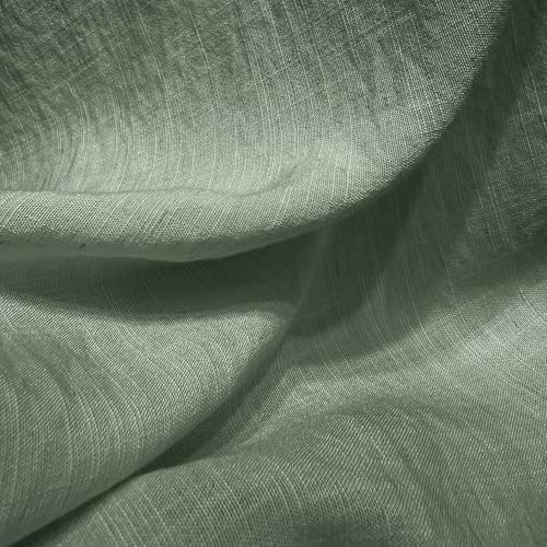 57" Soft Viscose Nylon Linen Fabric by The Yard - Natural Slub Fabric