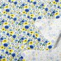 Watercolor Flowers 100% Cotton Fabric by the Yard 3 Yard Bolt,108"