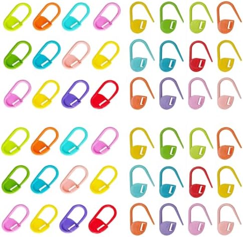 1000 Pieces Colorful Plastic Safety Pins,Knitting Markers Crochet