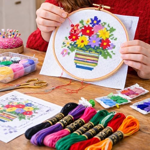 Essentials By Leisure Arts and Iris Embroidery Floss 6 Strand Thread