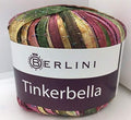 Berlini Ribbon Yarn Tinkerbella - 5/8" Wide Variegated with Glitter