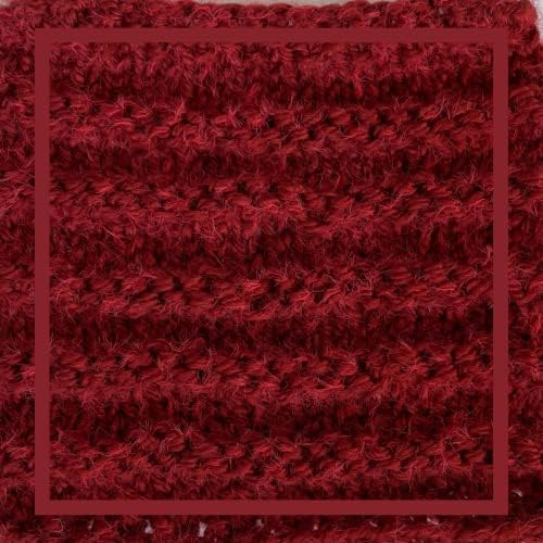 Woolen Delights #4 Soft Wool Yarn, 3-Pack (522Yds/300G), Blood Red