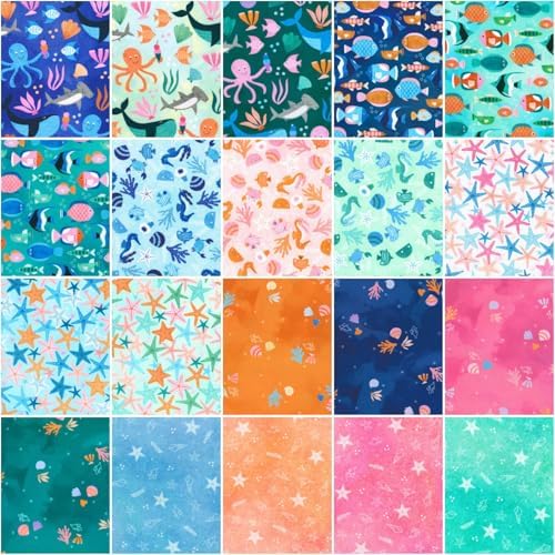 Sea Splash Roll Up 40 2.5-inch Strips Jelly Roll Robert Kaufman