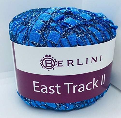 Berlini East Track II Metallic Accent Ladder Ribbon Yarn 50 Gram